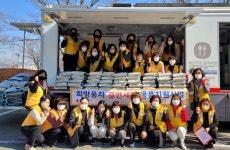 적십자사 거제협, 취약계층 128가구 백미 지원