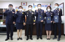 마산소방서, 구암·호계 의용소방대장 임명장 수여식