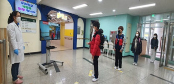 통영 제석초 새학기 오미크론 대응에 앞장