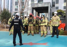 성산소방서, 신축아파트 반도유보라 현지적응훈련 실시
