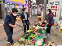 경남중기청장 밀양아리랑시장 현장방문