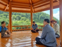 김성목 거창 북상면장 경로당 순회 방문