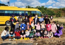 밀양 교동복지센터 어린이집 고구마 수확 체험학습 실시