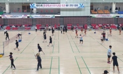 경남교육청 전국학교스포츠클럽 축전 배드민턴대회 개최