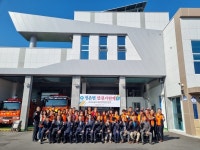 진주소방서 정촌면 의용소방대 안전기원제 열어