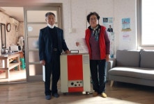 진주 하대동경로당 분임회장 물품 기증