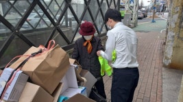 마산동부서 교통사고 취약 어르신 대상 안전활동 나서