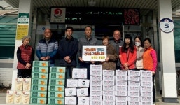 합천 대양면 풍물단, 경로당에 떡 기탁