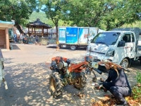 진주 문산읍 농기계 현장 순회 교육 실시