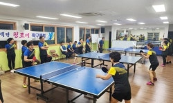 함양군 백전면 탁구동아리 생활체육 활성화 선도