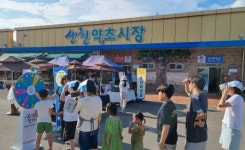 감성 충만한 산청약초시장 놀러오세요