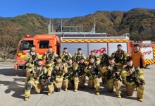 경남소방본부, 창신대 몽골유학생 대상 특별소방교육훈련 실시