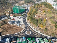 진주시 10호광장 동편~여중오거리 간 도시계획도로 개통