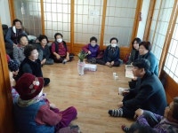 밀양 상남면 새해맞이 경로당 순회 방문