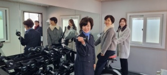 밀양교육지원청 청사 체력단련실 헬스1522 개장