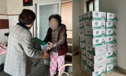 진주 대곡면 건강음료 기탁으로 고향사랑 실천