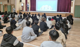 진해경찰서 남산초 어린이 교통안전 교육 실시