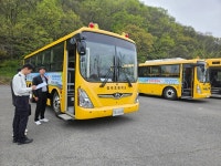 의령교육지원청 관계부처 합동 통학버스 안전점검 실시