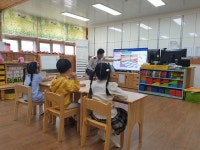 의령署 대의초등학교 병설유치원 교통안전교육 실시