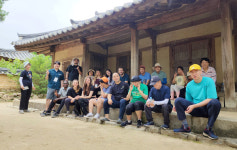 외국인 봉사여행 소셜트립 함양연꽃의집과 치유농업 활동 진행