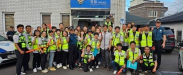 함안署 칠원지구대 삼칠지역 자율방범대 합동순찰