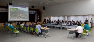 통영시 용남~무전간 도로건설 기본계획 수립용역 중간보고회 개최