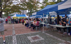 진주 이현동 주민자치위 나불천 어슬렁마켓 행사