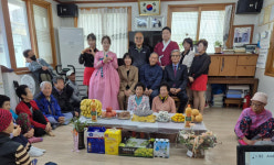 진주노인회 천전동분회 주경경로당 팔순잔치 가져