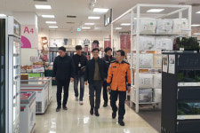 성산소방서 설 대비 남창원농협 유통센터 현장지도
