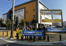 진주 충무공동 장애인주차구역 준수 캠페인