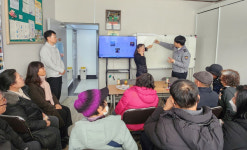 진해서 농아인 교통사고 예방 찾아가는 교통안전 교육