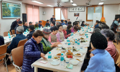 남해 삼동면 동천교회 사랑의 이웃나눔 봉사