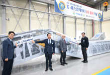 K-에스컬레이터(주) 국내 생산 제1호 에스컬레이터 첫 출하