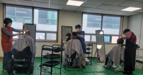 진주시장애인종합복지관 이미용서비스 진행