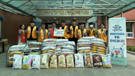 동진주라이온스클럽 사랑의 쌀 1000kg 전달