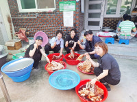 함양 여성자원봉사회 상백마을 천연염색 체험 행사