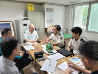 박유진 합천소방서장 노후아파트 화재안전 현장 지도 방문