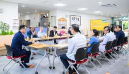 남해군-남해군립노인전문병원, 간담회·입소자 위문