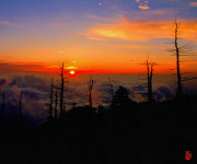 사진으로 보는 세상-지리산, 하루의 마지막 숨결