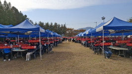 산청 단성면 희망걷기 체육대회 성황