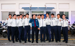 김종철 경남경찰청장, 싸이카·암행순찰팀 격려 방문