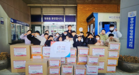 진주 해동검도 충무공동장 원생들 이웃사랑 실천