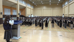 삼천포고등학교 제77회 입학식 열어