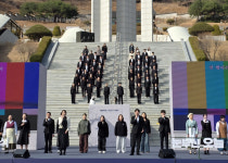 경남대 디지털공연영상학과 3·15의거 65주년 기념식서 추모 합창 참여