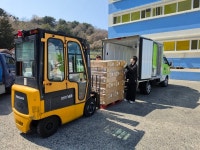 삼삼물산(주), 경남광역기부식품등지원센터에 식품 기부