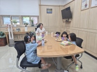 합천군 청덕초 유치원생, 청덕면사무소에 견학 왔어요
