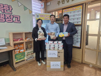 수승대농협, 거창 마리면 공유냉장고에 따뜻한 먹거리 기부