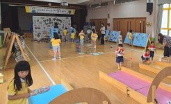 합천유치원 지구환경지킴이 새활용놀이터 진행
