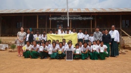 환경재단-신성솔라에너지, 미얀마 지역에  태양광 발전기 무상 지원