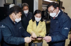 통상교섭본부장, 한국브렌슨 방문해 코로나19 극복 위한 지원 장려